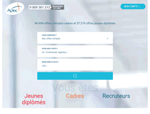 Tablet Screenshot of apec.fr