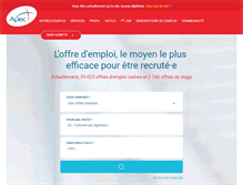 Tablet Screenshot of jd.apec.fr