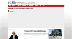 Desktop Screenshot of apec.co.nz