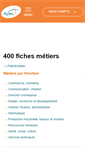 Mobile Screenshot of annuaire-metiers.jd.apec.fr