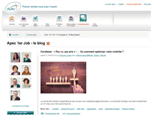 Tablet Screenshot of blog-expert.jd.apec.fr