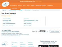 Tablet Screenshot of annuaire-metiers.cadres.apec.fr