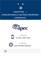Mobile Screenshot of apec.org.mx